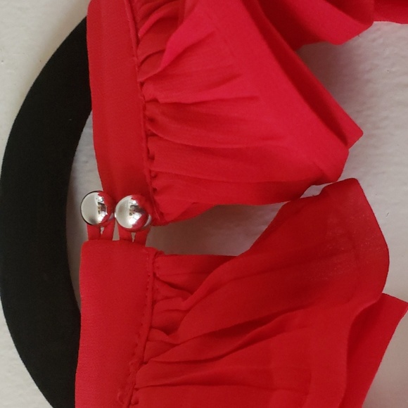 Red Ruffle Dress - Picture 7 of 13